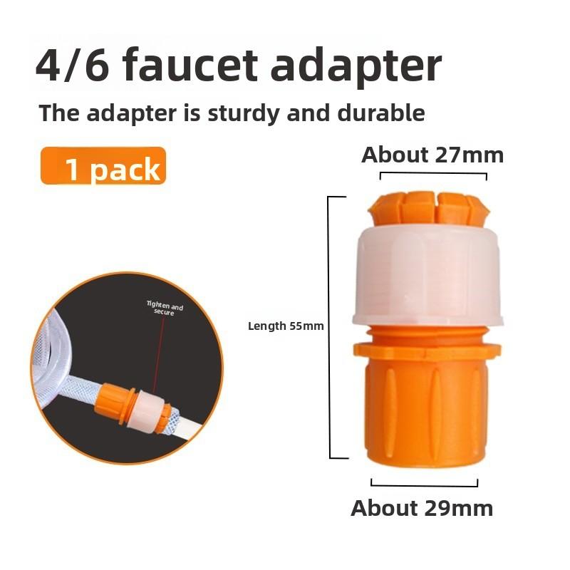 

Адаптер для водопроводного крана 1/2 дюйма, соединитель для шланга, садовый шланг для полива, быстрое соединение, удлинитель для полива, орошения 1 PC