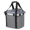 Bicycle Front Basket,Bike Small Pet Dog Carry Pouch,2in1 Detachable MTB Cycling Handlebar Tube Hanging Fold Baggage Bag 5KG Load