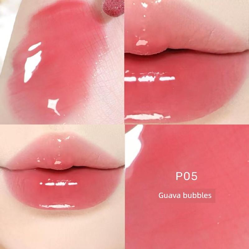 Pinkbear Leather Bear Half Fish Cooperation Ugly Fish Gift Box Hellokitty Lipstick S05 Lip Lacquer Joint Name