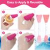 Silicone Face Mask Brush Dual-Ended Mask Spatula Soft Mud Mask Applicator for Creams Clay Masks DIY Skincare Tools for Sensitive Skin