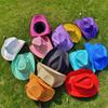2026 Cowboyhut 14 Farben Damen Klassisch Retro Neutral Gekräuselte Krempe Breite Krempe Sonnenhut Gorras para hombres