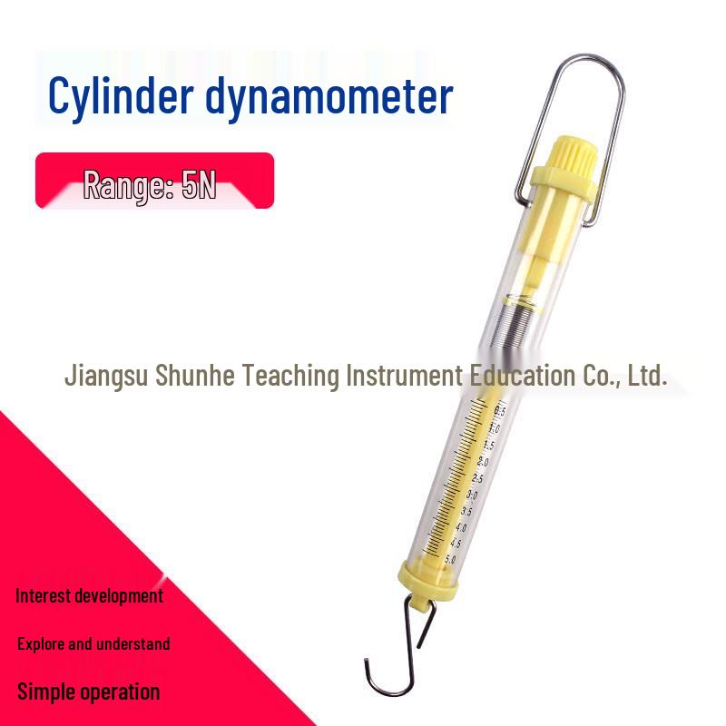 Cylindrical 5N Spring Scale Dynamometer: Teaching Tool (Model 14005)