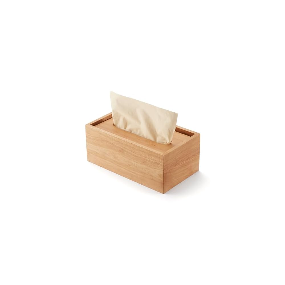 MUJI Wooden Tissue Box, Inner Dimensions: Width 205 x Depth 11 x Height 85cm, for Soft Pack