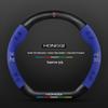 Genuine Leather & Suede Carbon Fiber Steering Wheel Cover for Hongqi H5/H9/EQM5/H7/EHS9