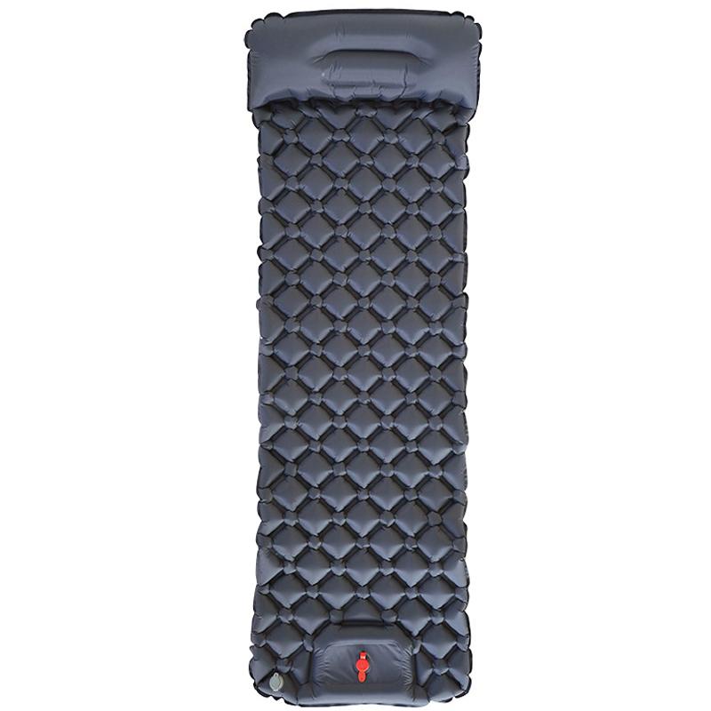 LX-T04 Easy Inflatable Camping Mattress Sleeping Mat TPU+Nylon Sleeping Pad A
