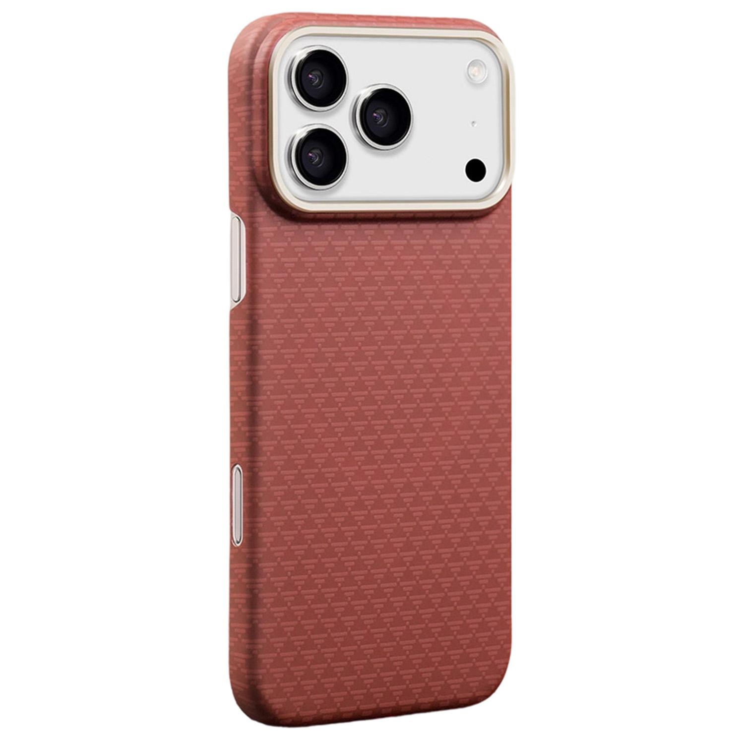

X-LEVEL For iPhone 17 Pro Max Case Compatible with MagSafe Triangle Texture Carbon Fiber Phone Cover