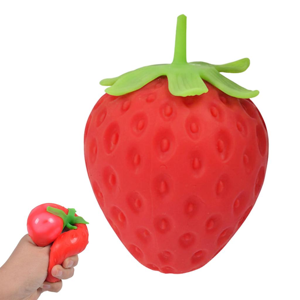 Rot Squeezable Toy Realistic Strawberry Model Party Slow Rise Pressure Release Toy Adults Prospector