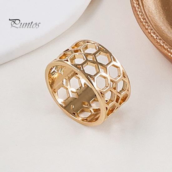 Lightweight Metal Scarf Ring Honeycomb Silk Ring, Hollow-out Bandana Slide Rhinestone Holder for Women Neckerchiefs Shawls Shirts Electroplated