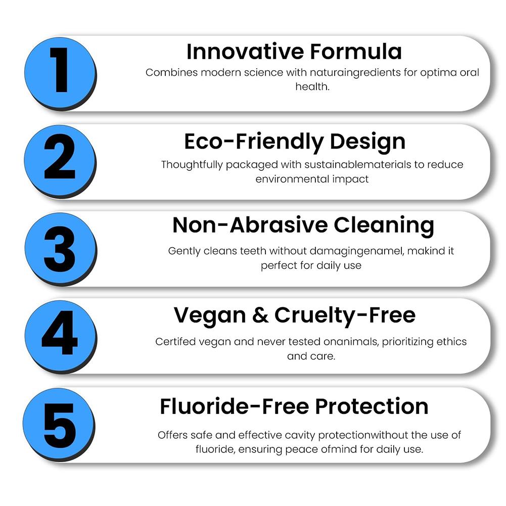10% Nano-Hydroxyapatite Toothpaste Reduce Tooth Stains Fresh Breath Intenses Stain Whitening Tooth Paste Teeth Care Supplies