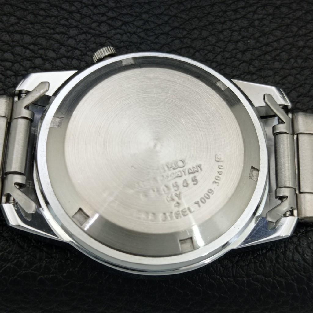 SEIKO 5 AUTOMATIC 7009A VINTAGE REFURBISHED JAPAN MENS RED DIAL WATCH a445891-1