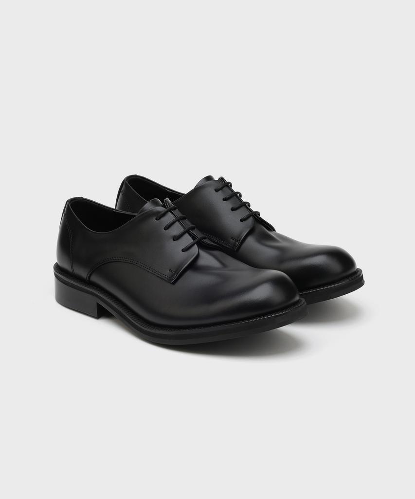 Firenze Atelier [Vibram] Contemporary Wrinkle Derby 1600 [Black Fg]