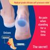 Silicone Heel Pad for Pain Relief, Shock Absorption, and Achilles Support During Extended Standing
