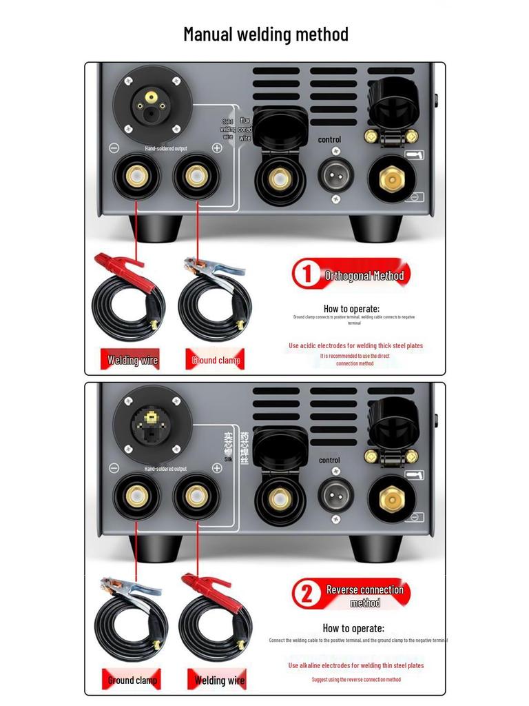 Gold Dual-Use Gasless/Gas MIG Welder for Stainless Steel Plate Spot Welding