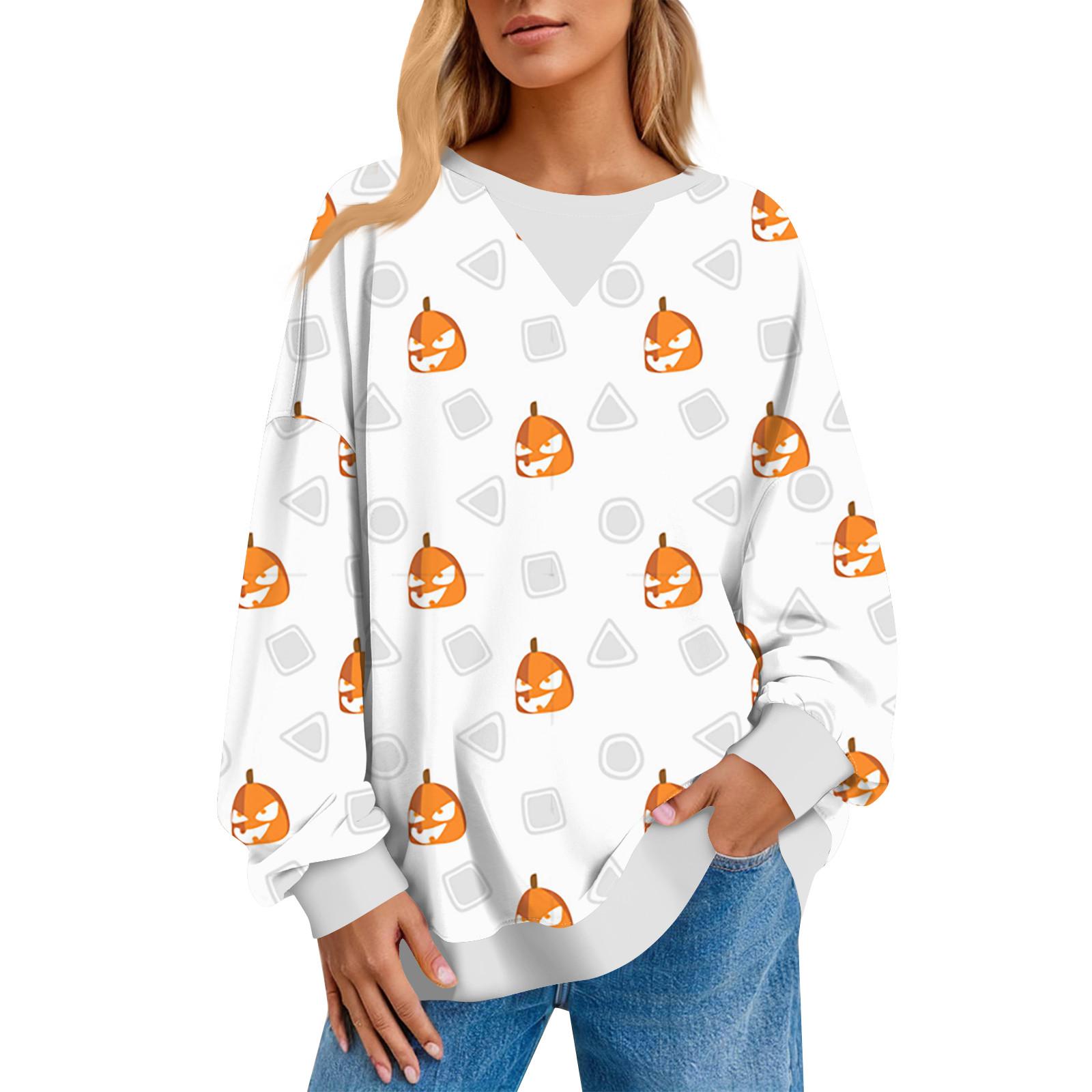 

Женский повседневный полосатый пуловер, рубашка с длинным рукавом, толстовка большого размера XL оранжевый