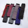 Korean Style Women's Long Fingerless Wool Gloves - Cute Half-Finger Design for Autumn and Winter