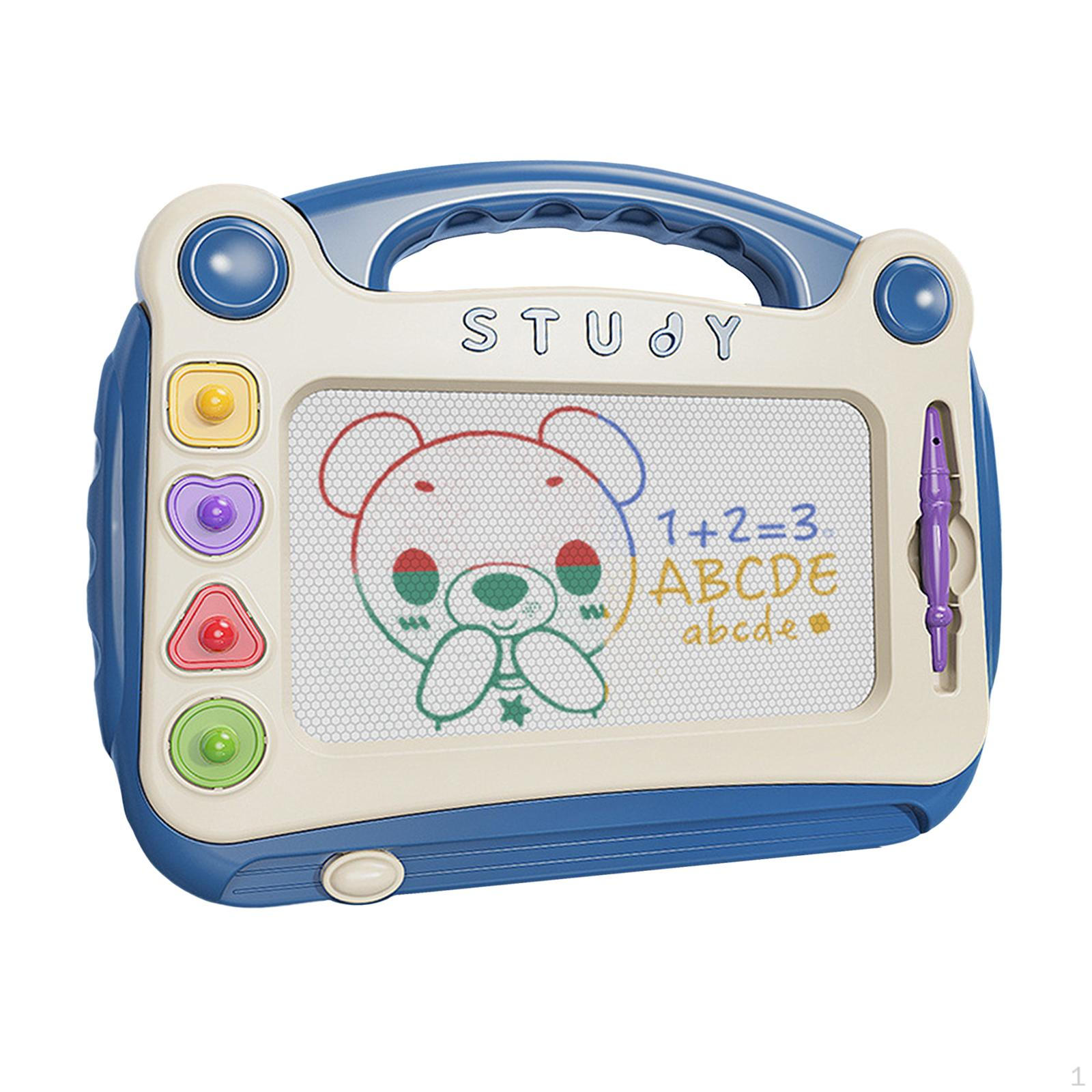 

Магнитная доска для рисования, планшет для рисования, для малышей 23 лет, подарки, синие съемные ножки Blue