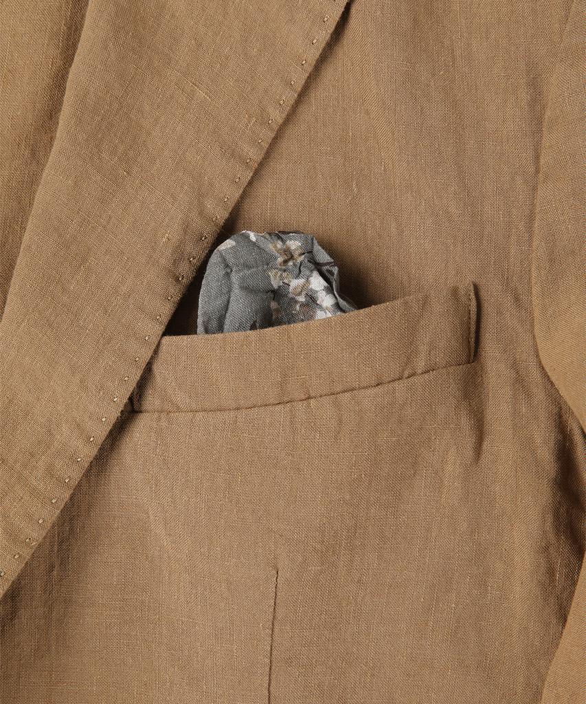 Panicale Beige Signature Linen Jacket