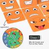 Dziecięca twarz zmień kostkę gra Montessori Expression Puzzle klocki zabawki wczesna nauka edukacyjna zabawka dopasowująca dla dzieci