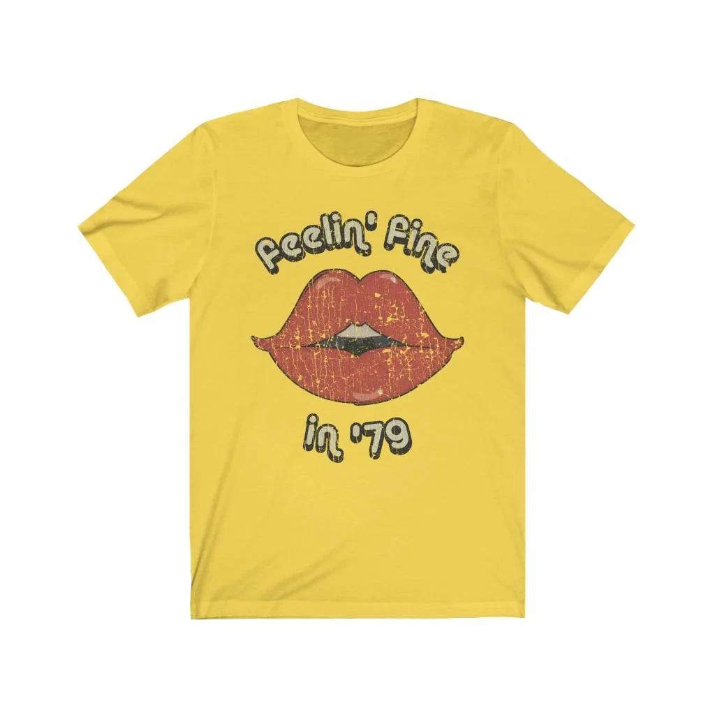 

Feelin Fine in 79 Vintage Men s T shirt 4XL