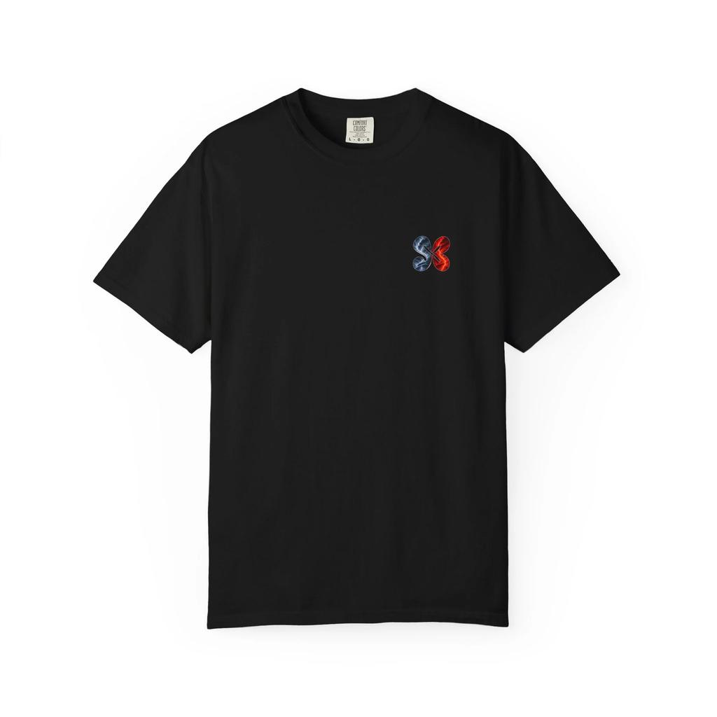 Midnight Mesocyclone Storm Chaser T-Shirt Black Back Print Comfort Colors 1717