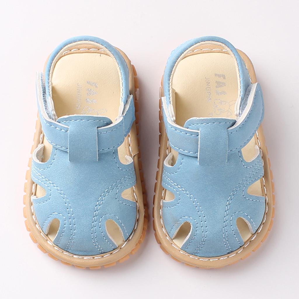 Newborn Baby Girls Boys Roman Shoes Sandals First Walkers Soft Sole Shoes