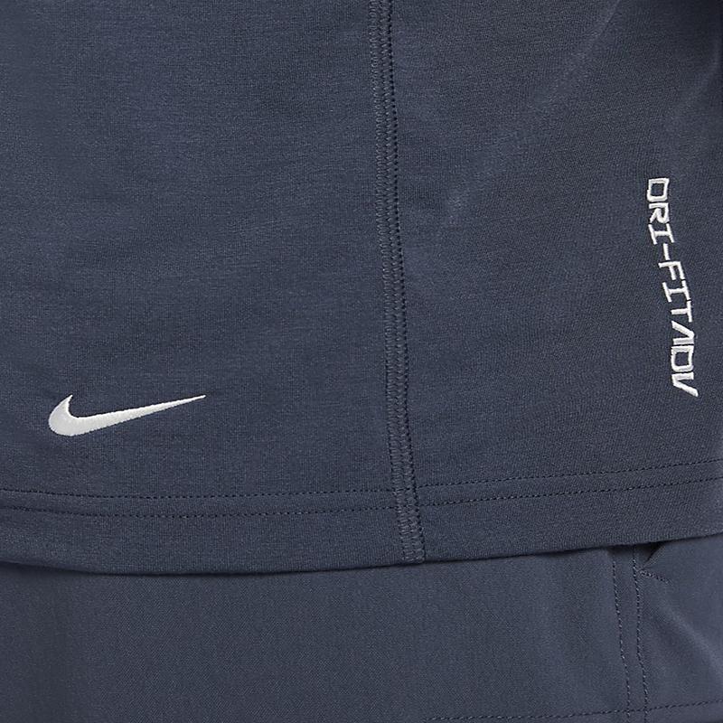 Nike ACG Goat Rocks Dri-Fit Adv Solid Crew Neck Casual Sun Protection Quick-Drying Short-Sleeve T-Shirt Men Tops Lightning-Blue FN8412-437