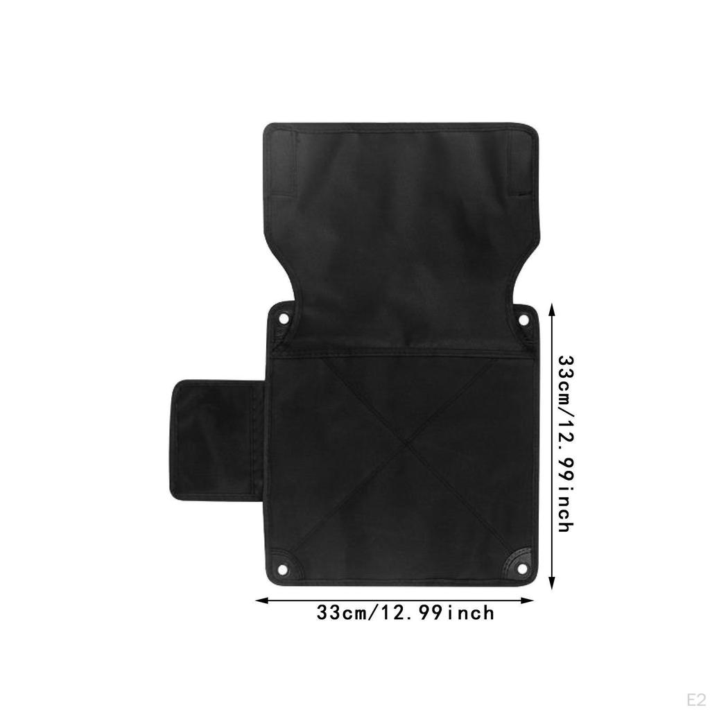 Chair Replacement Cloth for Folding Chairs with Side Pocket, Suitable Outdoor Settings
