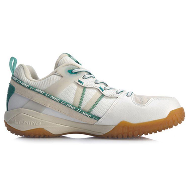 Li Ning Unbesiegbar Nr. ACE Dämpfung Rutschfest Abriebfest Rückprall Niedrig geschnittene Badminton-Schuhe Herren AYAQ015-2