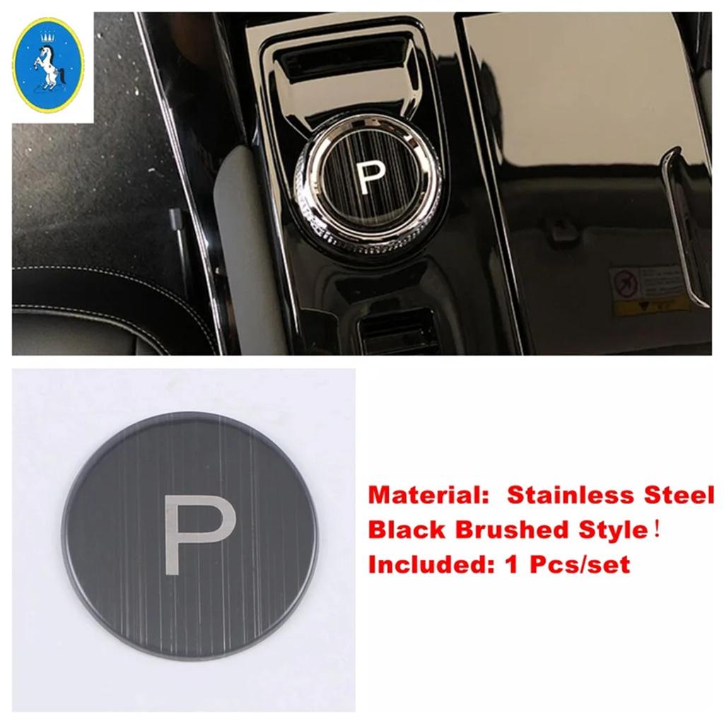 Car Accessories Central Gear Shift Stalls Frame P Button Panel Cover Trim Stainless Steel Interior Kit For Haval Dargo