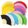 Candy Color DIY Blank Paper Fan for Painting (Single-Sided)