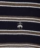 BROOKS BROTHERS Wool Striped Sweater (Navy) (Bbwrmbg409)