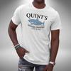 ZX Summer Quints Shark Fishing Tshirt Jaws Inspired Classc 70s Movie Small Mens Round Neck Tshirt