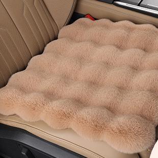 Plush Car Seat Cushion Universal Winter Warm Vehicle Seat Cover Ultra-Soft Auto Chair Protector Pad for Car Interior Accessories