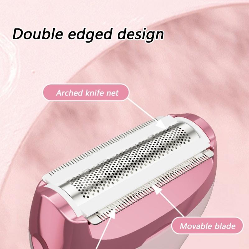 Multifunctional Electric Nose Ear Hair Trimmer Grooming Tool With 4 Interchangeable Heads And LED Display