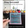 200pcs Glitter Sticky Notes, Transparent Sticky Notes with Pink Blue Iridescent Edge, Cute Self-Adhesive Memo Pads for Office, School & Home