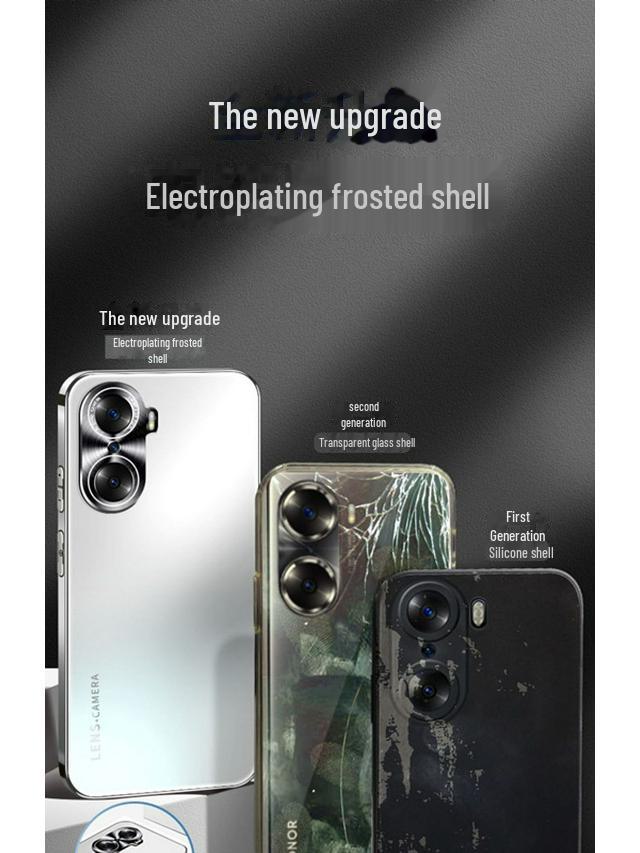 Honor 60 Pro Electroplated Case: Fits Honor 50 Pro/70/80/200 with Premium Protection