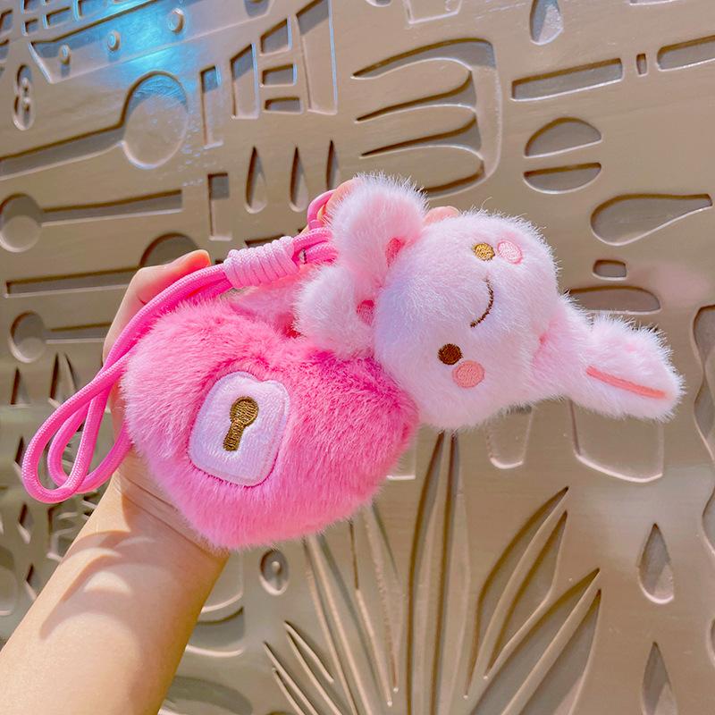 Kreative Liebesschlüssel, Puppen für Paare, Plüschtiere, Niedliche Schlüsselanhänger, Anhänger, Greifautomat-Puppen