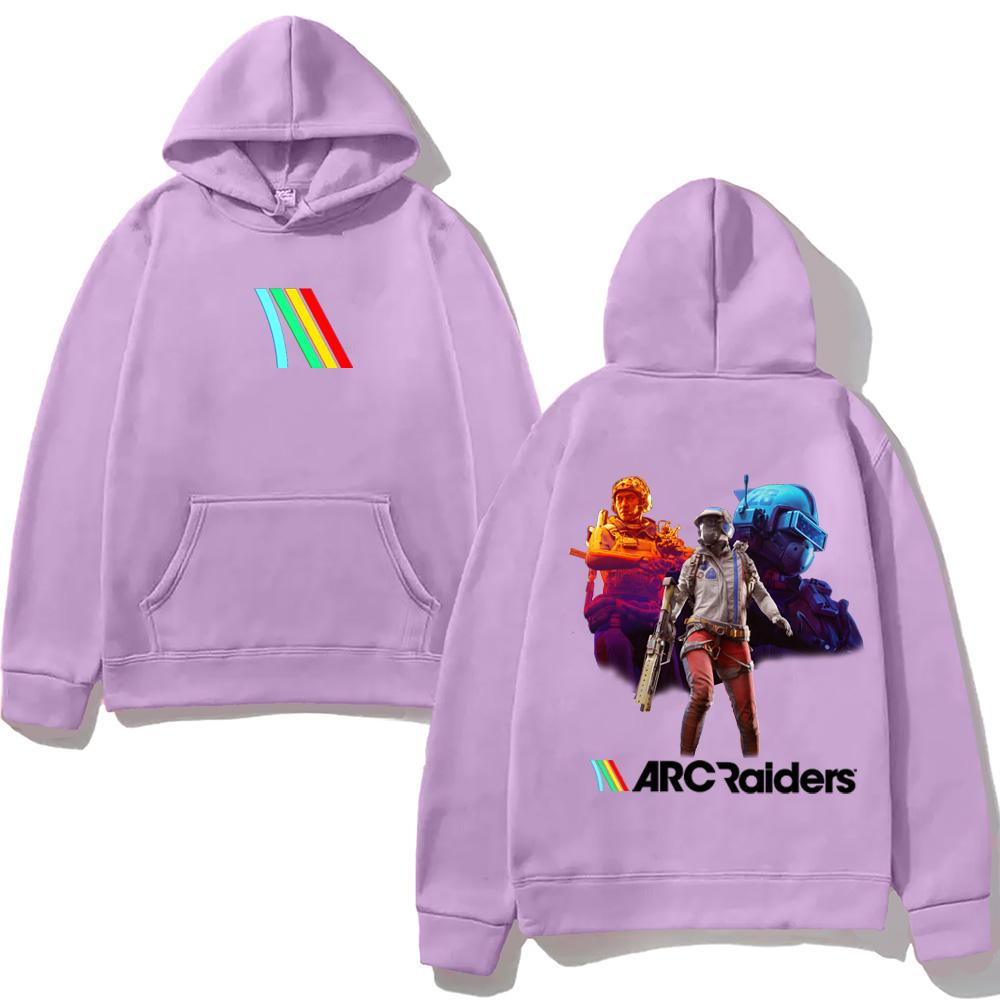 

ARC Raiders Стрілялка Принт ХУДІ Висока Якість Хараджуку для Осені/Зими Молетом з Капюшоном Флісове Зручне Худі XXXL