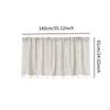 Curtain Valance for Kitchen , Short Design with Blackout Option and Rod Pocket