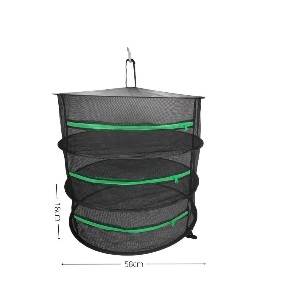 Foldable Multi-layer Herb Drying Rack and Net
