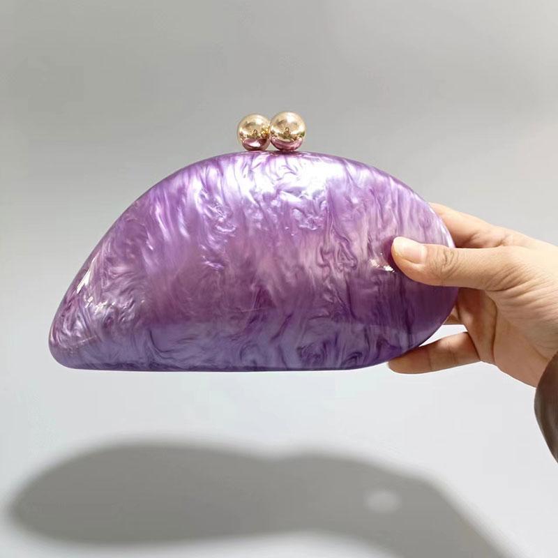 Evening Bag Bags For Teens Women Luxury Designer Shoulder Crossbody Korean Pressed Acrylic High Quality Brand Clutch Tote Purse