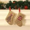 Lovely Christmas Stockings Ornament Candy Gift Bag Christmas Hanging Socks For Tree Fireplaces Holiday Decoration