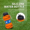 1pc 550ml Basketball Shape Collapsible Portable Water Bottles Suitable for Fitness Outdoor Activities Travel Gifts for Children