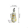Ceramic Oil Dispenser Elegant with Handle Decorative Acidic Condiment Bottle