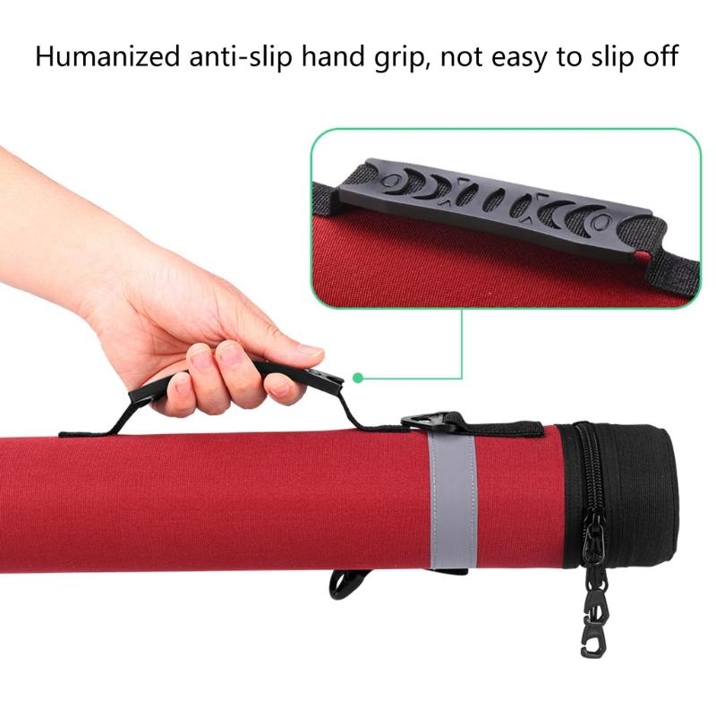 Fly Fishing Rod Case Waterproofs Protective Cover Fishing Poles Storage Bag Fishing Rod Organizers Protector Case