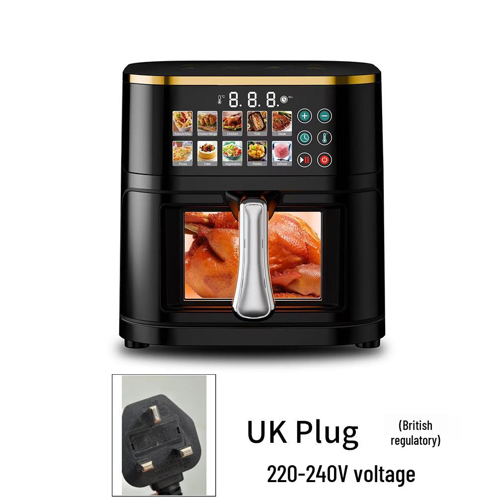 Inteligentna frytkownica powietrzna ze stali nierdzewnej o dużej pojemności 10L/12L