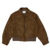 Korean Men's Suede Zipper Flight Jacket - Autumn/Winter Trend