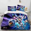3D Rockman Megaman Game Cartoon Bedding Set Duvet Cover Full Queen King Size Pillowcase Bed Print Aldult Kid Bedroom Single Twin