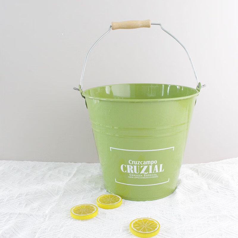 ZISIZ Creative Metal Ice Bucket