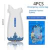 4 Outdoor Travel Emergency Portable Car Urine Vomit Bag Mini Mobile Toilet Convenient Neutral Disposable Sanitary Bag Convenient